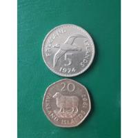Islas Malvinas 1974/82 5/20 Pence Sin Circular  segunda mano  Argentina