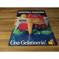 (pe288) Publicidad Gelatinas Exquisita, usado segunda mano  Argentina