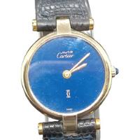 Reloj Cartier Must De Cartier De Plata Dorada Circa 1990 segunda mano  Argentina