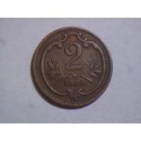 Moneda De Austria 2 Heller 1908, usado segunda mano  Argentina