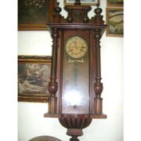 Antiguo Reloj De Pared Con Pendulo Caja Madera Jhunghans segunda mano  Argentina