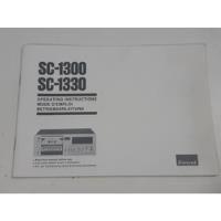 Usado, Manual Deck Sansui Sc-1300/sc-1330 Instrucciones. Japan segunda mano  Argentina