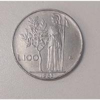 Moneda 100 Lire (cien Liras) 1963 Republica Italiana segunda mano  Argentina