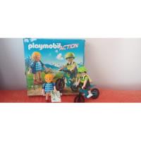 Usado, Playmobil Action 9129 - Ciclista Y Excursionista segunda mano  Argentina