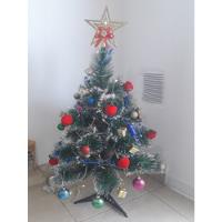 Usado, Árbol De Navidad Con Adorno, Luces Led Y Estrella Incluido segunda mano  Argentina