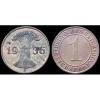 Moneda De Alemania 1 Reichspfennig 1936 A - Tercer Reich segunda mano  Argentina