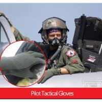 Guantes Piloto Aviador Militar Nomex Ignífugos Talle 8 segunda mano  Argentina