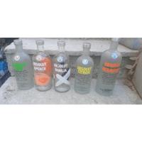 5 Envases Botellas Vacías Colección Absolut , usado segunda mano  Argentina