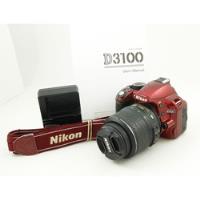  Nikon Kit D3100 +  Lente 18-55mm Vr Dslr Color  Rojo  segunda mano  Argentina