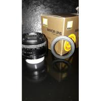 Lente / Objetivo Nikon 50mm F.1.8d + Anillo Inversor A Macro segunda mano  Argentina