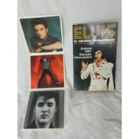 3 Tarjetones Holograficos Autoadhesivos+ Libro Elvis Presley segunda mano  Argentina
