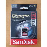Memoria Sandisk Sd 128 Gb Extreme Pro 200 Mb Uhs-i V30, usado segunda mano  Argentina