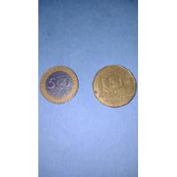 Dominicana Lote Monedas 5 Y 1 Peso Años 1997 Y93 Usadas segunda mano  Argentina