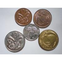 5 Monedas Nueva Zelanda One Dollar 10-5-2 Cents segunda mano  Argentina