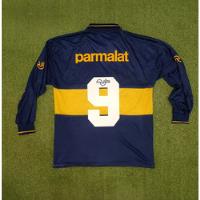 Camiseta Titular Boca Juniors 1994/95, 9 Da Silva Talle L segunda mano  Argentina
