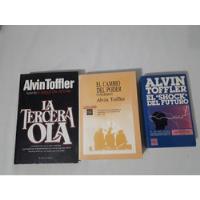 Alvin Toffler X 3 Libros La Tercera Ola El Shock Del Futuro  segunda mano  Argentina