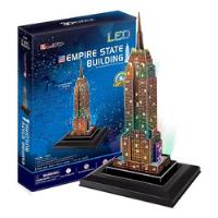 Usado, Rompecabezas 3d Empire State Building Led Cubicfun segunda mano  Argentina