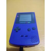Nintendo Game Boy Color Cgb-001 Azul Con Transfo Funcionando, usado segunda mano  Argentina