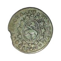 Moneda Cordoba( Arg.) 1 Real Plata 1840 Cj19.7.2 A18 R2 Fine segunda mano  Argentina