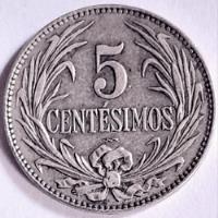Moneda 5 Centésimos Uruguay 1924, usado segunda mano  Argentina