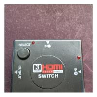 Switch Hdmi 3x1 Splitter 3 Entradas 1 Salidas Full Hd 1080p segunda mano  Argentina