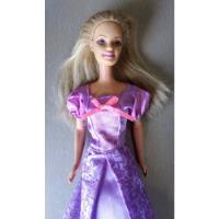Muñeca Barbie Rapunzel !! Dos Modelos Vestido Largo O Corto  segunda mano  Argentina