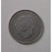 Moneda De Alemania - 2 Deutsche Mark - Theodor Heuss 1971 G  segunda mano  Argentina