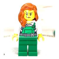 Lego Mujer Bandida Con Overall Verde City Police, Minifigura segunda mano  Argentina