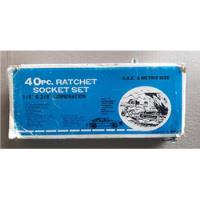 40 Pc Ratchet Socket Set 1/4  Y 3/8  Caja Metalica Japonesa segunda mano  Argentina