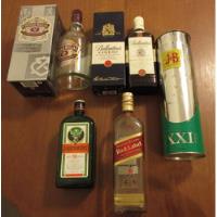 Lote Botellas Antiguas De Whisky Cajas Lata Decoracion segunda mano  Argentina