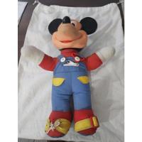 Muñeco Mickey Mouse Antiguo Tela Y Goma 36cm, usado segunda mano  Argentina
