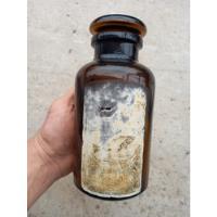 Antiguo Frasco De Farmacia Color Caramelo - Aceite/bacalao segunda mano  Argentina