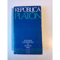 Platón República Eudeba  segunda mano  Argentina