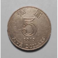 Hong  Kong Moneda De 5 Dólares 2013 - Km#65 segunda mano  Argentina