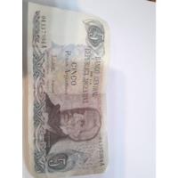 Usado, Antiguo Billete De 5 Pesos Líquido!!!!! segunda mano  Villa Bosch