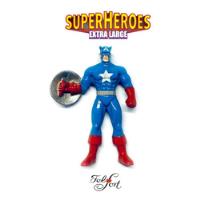 Muñeco Capitán América Super Héroes Xl Grande Chocolate Jack segunda mano  Argentina