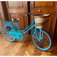 Usado, Bicicleta Musetta Vintage Rdo 24 C/ Canasto Mimbre- Sin Uso! segunda mano  Belgrano