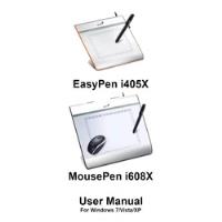 User's Manual Pen Tablet | Easypen I405x | Mousepen I608x, usado segunda mano  Argentina