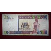 Billete 10 Pesos Convertibles Cuba 2007 Pick Fx 49, usado segunda mano  Argentina