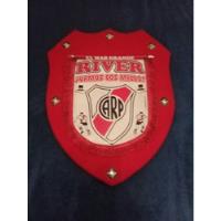 Banderín En Cuadro River Plate. Retro. segunda mano  Argentina