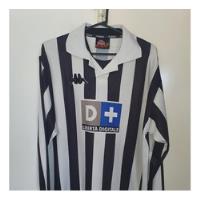 Camiseta Kappa Juventus Titular 2001 Mangas Largas #6 Henry segunda mano  Temperley