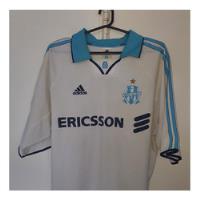 Camiseta Olympique Marsella adidas 2001 Ericsson Pires T.l segunda mano  Argentina