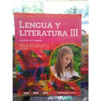 Lengua Y Literatura 3 Santillana En Linea  segunda mano  Argentina