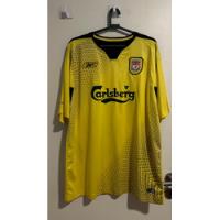 Camiseta Suplente Liverpool 2004/05 adidas Amarilla Hermosa segunda mano  Argentina