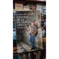 Luciano De Crescenzo Historia Filosofia Griega Segunda Parte segunda mano  Argentina
