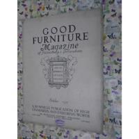 Good Furniture Magazine Of Furnishing & Decoration Oct 1921 segunda mano  Argentina