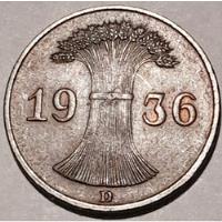 1 Pfennig D Munich Deutsches Reich 1936 Gavilla De Trigo  segunda mano  Argentina