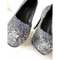 Visona Zapatos Plataforma Glitter Brillo Calzado Baile Show, usado segunda mano  Argentina