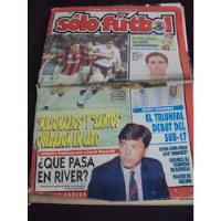 Revista Solo Futbol # 398 -tapa San Lorenzo Y River segunda mano  Argentina