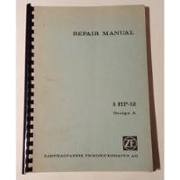 Manual De Repacion Caja Zf 3 Hp 12 Desing A En Ingles, usado segunda mano  Argentina